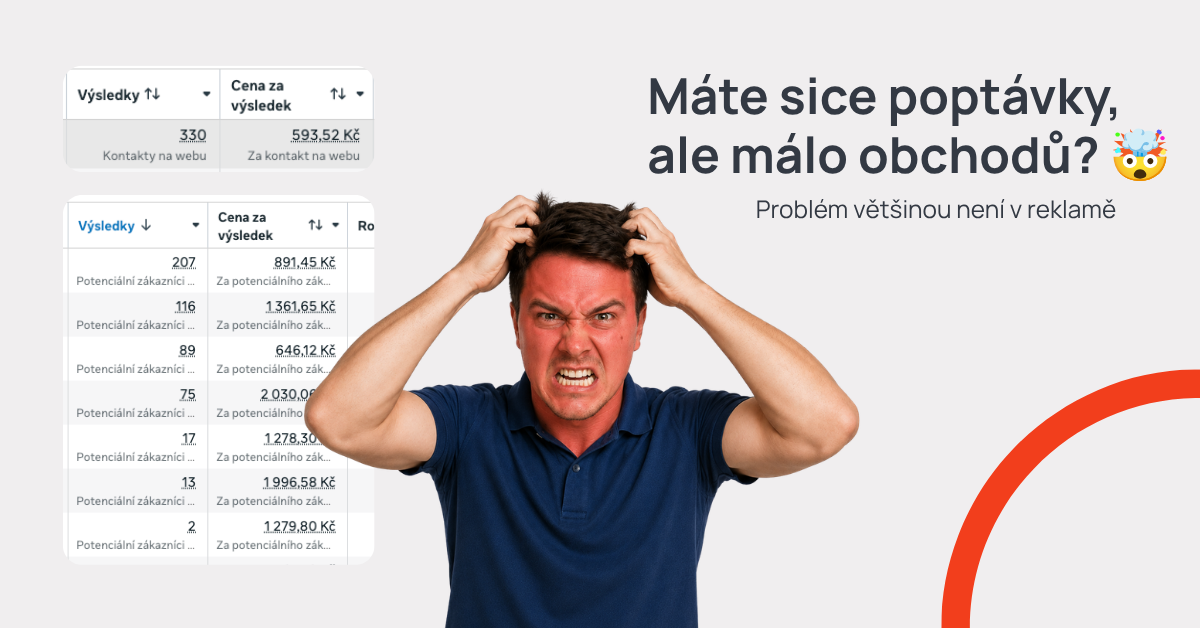 Máte sice poptávky, ale málo obchodů? Problém většinou není v reklamě